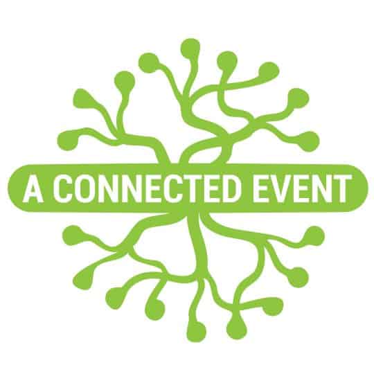 A Connected Event logo visual branding by Foxie Web Design Central Coast NSW