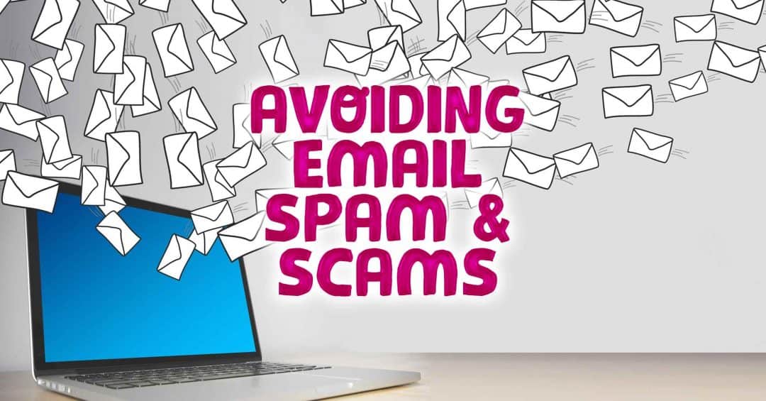 Avoiding emails spams and scams, learn more at Foxie Web Design located in Central Coast NSW