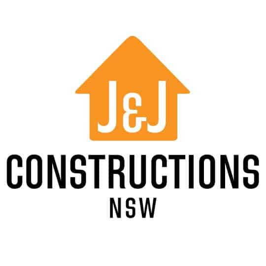 J&J Constructions logo visual branding by Foxie Web Design Central Coast NSW