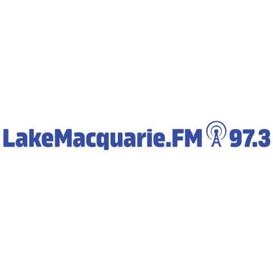 Lake Macquarie FM logo visual branding by Foxie Web Design Central Coast NSW