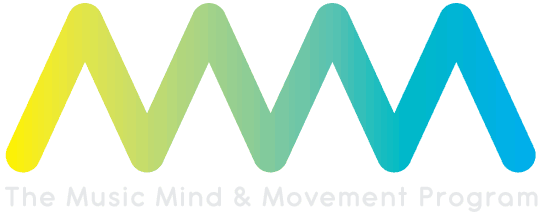 Music Mind and Movement program, MMM program logo design by by Foxie Web Design from Sydney to Newcastle and beyond