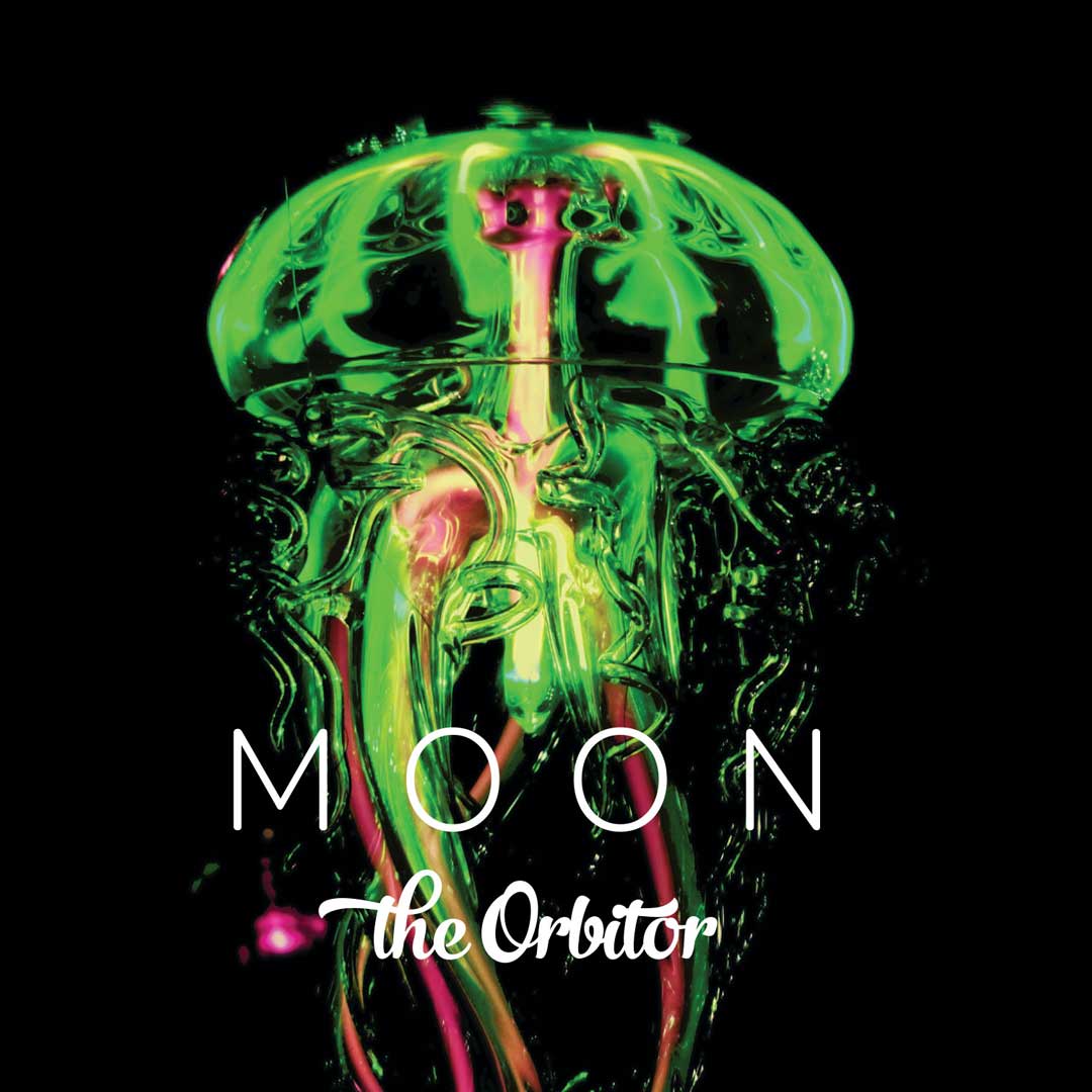 Moon The Orbitor Album Cover Design by Moon the band, album art by Foxie Web Design located in Central Coast NSW