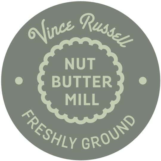 Vince Russell Nut Butter Mill logo visual branding by Foxie Web Design Central Coast NSW